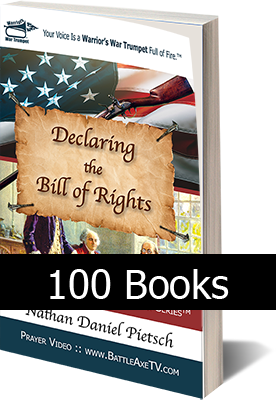 Purchase Book 2 in the Kingdom Declaration Series called, Declaring the Bill of Rights in a soft cover format in a 100 book bulk package for $1,038.00 (USD).
